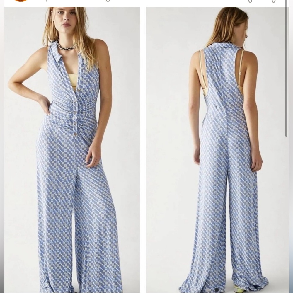 Free People Shayla Halter Jumpsuit